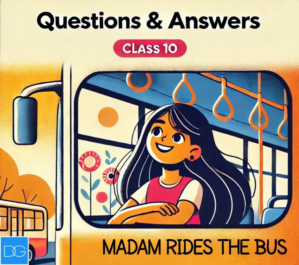 Madam rides the bus question answer seba